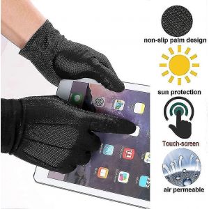 Été Soleil Uv Protection Gants Hommes Femmes Écran Tactile Crème Solaire Gants Extérieur - Neuf