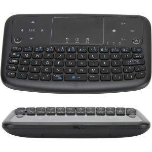 CHECARZHN--NO1-Mini Clavier Sans Fil 2.4G, Télécommande Avec Pavé Tactile Combo Clavier Multimédia Clavier Smart Tv Pour Android Tv Box, Pc Portable, Htpc, Smart Tv, Pour, Etc. - Neuf
