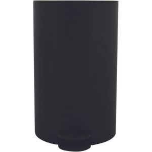 KALANKA-, Poubelle à cosmétiques Modèle Osaki, 3 litres, Couvercle, Poubelle à Pédale pour Toilettes Salles de Bain, Compact, Petit Espace, avec Récipient intérieur Amovible, Noir - Neuf