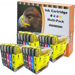 Lot De 20 Cartouches D'Encre D&C Compatibles Pour Brother Lc-985 Dcp J125 J140 W J315 W J515 W Mfc J220 J265 W J410 J415 W Remplace Lc-985 Lc39 Lc975 Lc-985[ENC943461] - Neuf