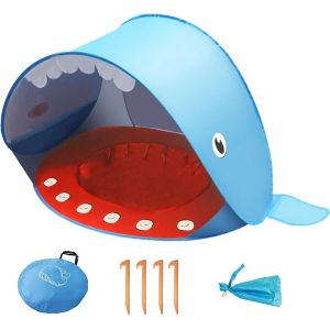 Checarzhn--No1-Tente Anti Uv Bébé,Pop Up Tente De Plage,Abri Camping Voyage Vec Clous De Sol Protège Vent/Soleil/Sable,Tente De Plage Bebe Vec Mini Piscine Convient Pour Les Plages, Les Parcs, Le Cam - Neuf