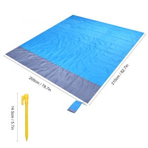Couverture De Plage ImperméAble, Tapis De Pique-Nique Portable D'extéRieur, Matelas De Sol De Camping - Neuf