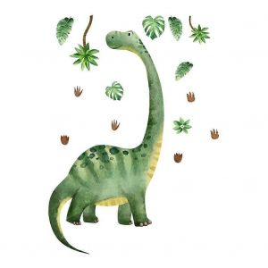 Papier peint dinosaure grande taille pour d&eacute;coration de chambre de gar&ccedil;on, autocollants muraux mignons en forme d'animaux dinosaures, d&eacute;coration pour enfants - Neuf