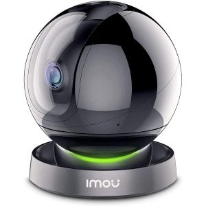 Wifi Surveillance Camera 360° Connected 1080P With Motion Tracking Detection, Private Mode Two-Way Audio, Alexa Compatible For Children, Baby Animal (Rex) - Neuf