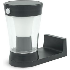 Applique Murale Led Solaire D'extérieur Vintage 400lm, 2700k. Éclairage 360º, Détecteur De Mouvement, Ip44, 8 Heures D'autonomie, Montage Mural - Neuf