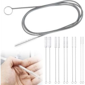 ChenQuanSarl-Lot De 11 s À Paille, Nettoyeur De Tuyaux De 150 Cm, Outil De Débouchage D'Évier Long Et Flexible, De Nettoyage Des Trous De Vidange Pour La Maison, La Douche, La Cuisine - Neuf