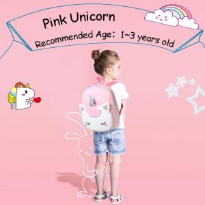 Sac À Dos Enfant, Petit Sac A Dos Bébé Garcon Fille 1-3 Ans Mignon Léger Cartable Maternelle Animal 3D Peluche Mini Sac Pour Creche Garderie - Neuf