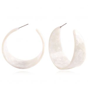 Boucles D'oreilles Leopard En Alliage De Resine Antiallergique, Tendance Et Tendance, Grisatres - Neuf