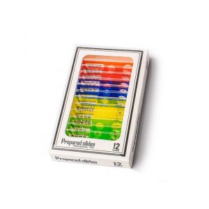 Lot de 12 lames porte-&eacute;chantillons pour microscope de poche - Neuf