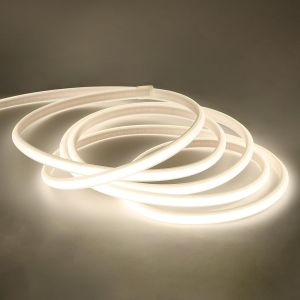5m Eclairage Led Cob Ruban Ac220v Blanc 4000k Ip67 Waterproof Strip Lights Sans Transformateur Avec Interrupteur Et Prise (Blanc, 5m)[Rub9222102] - Neuf