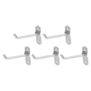 Lot de 5 crochets pour armoire a outils, support de suspension pour cle, 75 x 6 mm - Neuf
