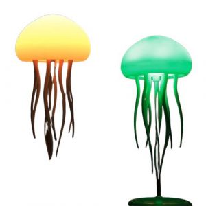 Veilleuse M&eacute;duse Led 2-En-1 &Agrave; Commande Vocale & Tactile - Lampe Rechargeable Rvb &ndash; D&eacute;coration - Neuf