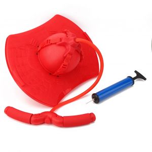 Equipement De Fitness Pour Enfants, Exercice De Saut, Rebond, Ballon Spatial, Pedale Avec Poignee De Traction, Jouet Pour Enfants, Rouge - Neuf