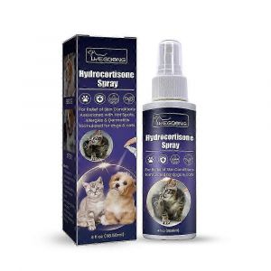 Spray Anti-Demangeaisons A L'hydrocortisone Pour Chiens Et Chats (2025) - Neuf