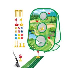 Ensemble De Golf Ultime 4 En 1 Pour Enfants : Planche À Puce, Tapis De Putting, Club Réglable Et Balles Pour Un Développement Amusant Des Compétences ! - Neuf