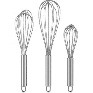 Fouets En Acier Inoxydable,Fouets De Cuisine 8 » 10 » 12 » Ballon Fouet En Fil Pour Mélanger,Fouetter,Battre,Remuer (3 Pa) - Neuf