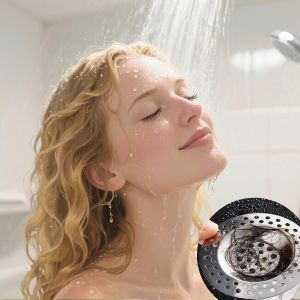 3 PCS Filtre Evier Cuisine,Filtre Cheveux Douche en INOX,Grille Evier Cuisine,Accessoire Drain Lavabo Baignoire Bonde pour Les Cuisines et Les Salles de Bains-7.5 cm - Neuf