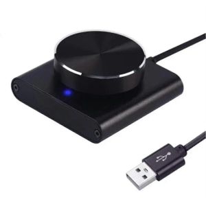 USB Contr&ocirc;le du volume PC sans perte Haut-parleur Contr&ocirc;leur de volume Bouton de r&eacute;glage Contr&ocirc;le num&eacute;rique avec Walkbee - Neuf