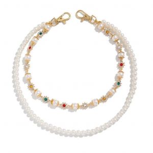 Cool Trousers Chain Multilayered Artificial Pearls Jeans Chain For Everyday Wear - Neuf