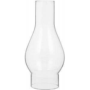 SUBZONAL-Abat-Jour En Verre Transparent 16.5X7.6 Cm Pour Lampe &Agrave; P&eacute;trole Chemin&eacute;e Coupe-Vent Pour &Eacute;clairage D'Urgence Et D&eacute;coration Int&eacute;rieure - Neuf