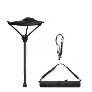 Portable Pliante Tabouret, Tabouret Escamotable, Léger, Réglable En Hauteur De Voyage Tabouret, Tabouret De Camping Pour La Pêche/D'intérieur/D'activités De Plein Air, Charge Maxi 275 Lb - Neuf