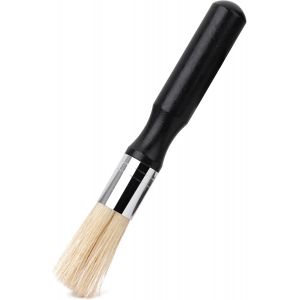 JGD-Barista - Brosse de nettoyage en poils naturels - Avec poign&eacute;e ergonomique en bois - Pour porte-filtre, moulin et buse vapeur - Nettoyage doux et sans rayures pour un plaisir complet du caf&eacute; - Neuf