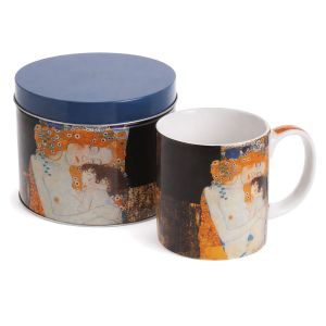 Mug En Porcelaine Avec Bo&icirc;te M&eacute;tal Les Trois &Acirc;ges - Neuf