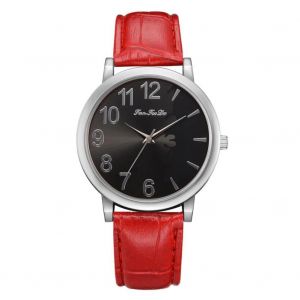Fd165 Montre Pour Les Affaires D&eacute;contract&eacute;es &Agrave; La Mode Durable Montre-Bracelet &Agrave; Quartz (Rouge) - Neuf