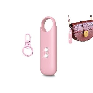 Porte-cl&eacute;s alarme personnelle 130 dB avec lumi&egrave;re clignotante pour l'autod&eacute;fense et les situations d'urgence - Neuf