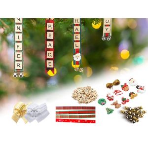 Kit de d&eacute;corations de No&euml;l &agrave; faire soi-m&ecirc;me avec 160 pi&egrave;ces pour d&eacute;corer le sapin - Neuf