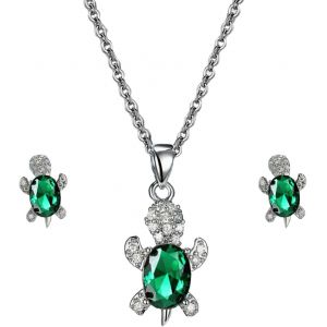 Cmjaagur-Boucle D Oreilles Tortue Marine Breloques Boucles D'oreilles Originales Tortue Boucles D'oreilles Mignonne Tortue Marine Boucle D'oreilles Collier Avec Pendentif Tortue Collier &Agrave; Pe[M785] - Neuf