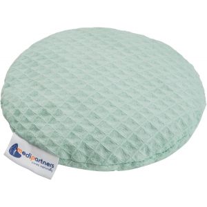 Kalanka-Coussin Chauffant En Noyaux De Cerises Pour Bébé 180 G Rond 15 Cm 100% Coton Naturel Chaleur + Thérapie Par Le Froid (Menthe) - Neuf