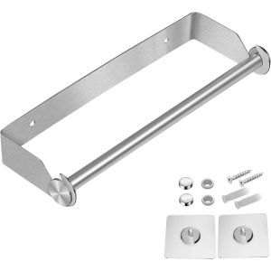 Tianyi-Porte Sopalin Mural Acier Inoxydable Dérouleur Essuie Tout Porte Essuie Tout Mural Auto-Adhésif - Sans Percage Ou À Percer Support Sopalin Porte Rouleau Papier Pour Cuisine Salle De Bain, Plac - Neuf