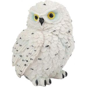 Hibou - Statues De Jardin Et Figures À L'extérieur,Figurine Hibou Décor - Blanc-Bon - Neuf