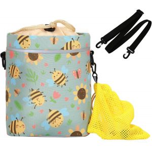 Sacoche De Guidon De Vélo Pour Enfant Avec Bandoulière Amovible,Panier Avant De Vélo D'enfant,Sac De Guidon Coloré Pour Trottinettes,Vélos D'équilibre,Tricycles.[S163] - Neuf