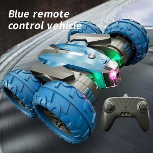 Rollover Stunt Car 360 Degree Double Sided Dumper Remote Control Racing Off-road Car Rechargeable Children's Toys-BU - Neuf
