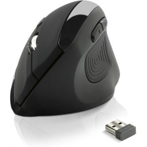 KALANKA-- Souris Verticale sans Fil A4 Ergonomique - 3200 DPI - Repose Pouce, Main, Poignet - Pr&eacute;vention Contre Les Syndromes De La Souris Et De L'Epicondylite u2013 Nano R&eacute;cepteur Int&eacute;gr&eacute; 10 M - Neuf