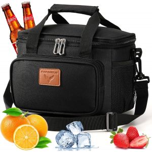 Petit Sac D&eacute;jeuner, Repas Isotherme 6,4U2009L, Sac Glaci&egrave;re Imperm&eacute;able Pratique, Avec Bandouli&egrave;re Et Poign&eacute;es De Sac R&eacute;sistant, Solide. - Neuf