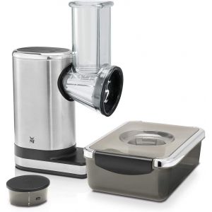 Découpe Légumes, 0.3 L, 65 W, Inox 18/10 Cromargan, 2 Lames Inox, Bol Tritan Sans Bpa, Kitchenminis 0416400011 - Neuf