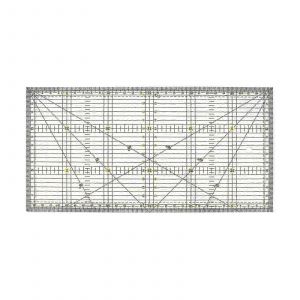 R&egrave;gle De Courtepointe Transparente Polyvalente Pour La Couture,La Confection De Patchwork Et La Coupe De Tissus - Neuf