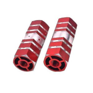 Repose-Pieds De V&eacute;lo En Alliage D'aluminium Durable - L&eacute;gers, Faciles &Agrave; Installer, Con&ccedil;us Pour Tous Les Cyclistes - 1 Paire - Neuf