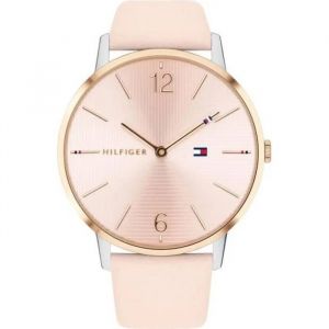 Montre - Tommy Hilfiger - 1781973 - Cuir Rose - 40 Mm - R&eacute;sistante &Agrave; L'eau 3 Bar - Neuf