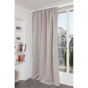 Rideau Phonique Occultant Et Thermique "Moondream" Galon Fronceur - Neuf