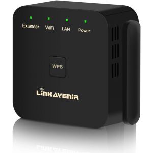 lbgwp60-Répéteur Wifi 300Mbps - Amplificateur Puissant 2.4Ghz, Extender Avec Port Ethernet - Neuf