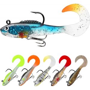 Leurres Souples Pour La Pêche À La Carpe, Au Brochet, À La Truite, Au Bar, Avec Hameçons Bkk Ou Ultra-Pointus, Formule Japonaise, Leurre De Pêche Aux Carnassiers Pour La Mer Salée Et Douce - Neuf