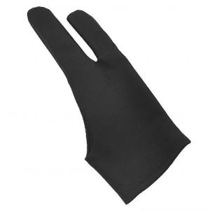 Gant D'artiste Pour Le Dessin Noir 2 Doigts Anti-Fouling Peinture Tablette Numérique - Neuf