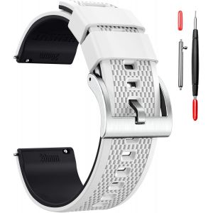 Bnhgo-Bracelet De Montre En Toile À Dégagement Rapide - Bracelet De Rechange En Tissu Militaire Pour Homme Et Femme - Choix De 18 Mm, 20 Mm, 22 Mm, 24 Mm - Convient Pour Un Usage Intensif 24mm Vert - Neuf