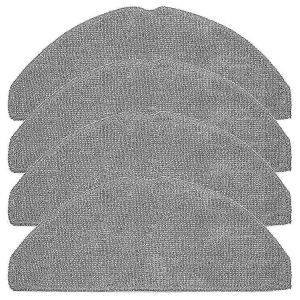 Paquet de 4 tampons de vadrouille lavables de remplacement pour aspirateur robot Eufy L60 - Neuf