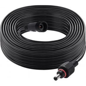 8m 5.5x2.1mm IP67 Waterproof DC Power Extension Cords,12V 24V Male Female Power Extension Cable DC 22AWG for Solar Garden Lights - Neuf