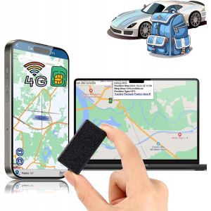 NouvelHorizonstore-Mini Traceur GPS sans Abonnement,Traceur Voiture Magnetique,Traceur GPS Scooter, Localisateur Mondial en Temps Reel,Tracker Cach&iquest;&iquest; pour Les Cl&iquest;&iquest;s 4G-TK901 600mah - Neuf
